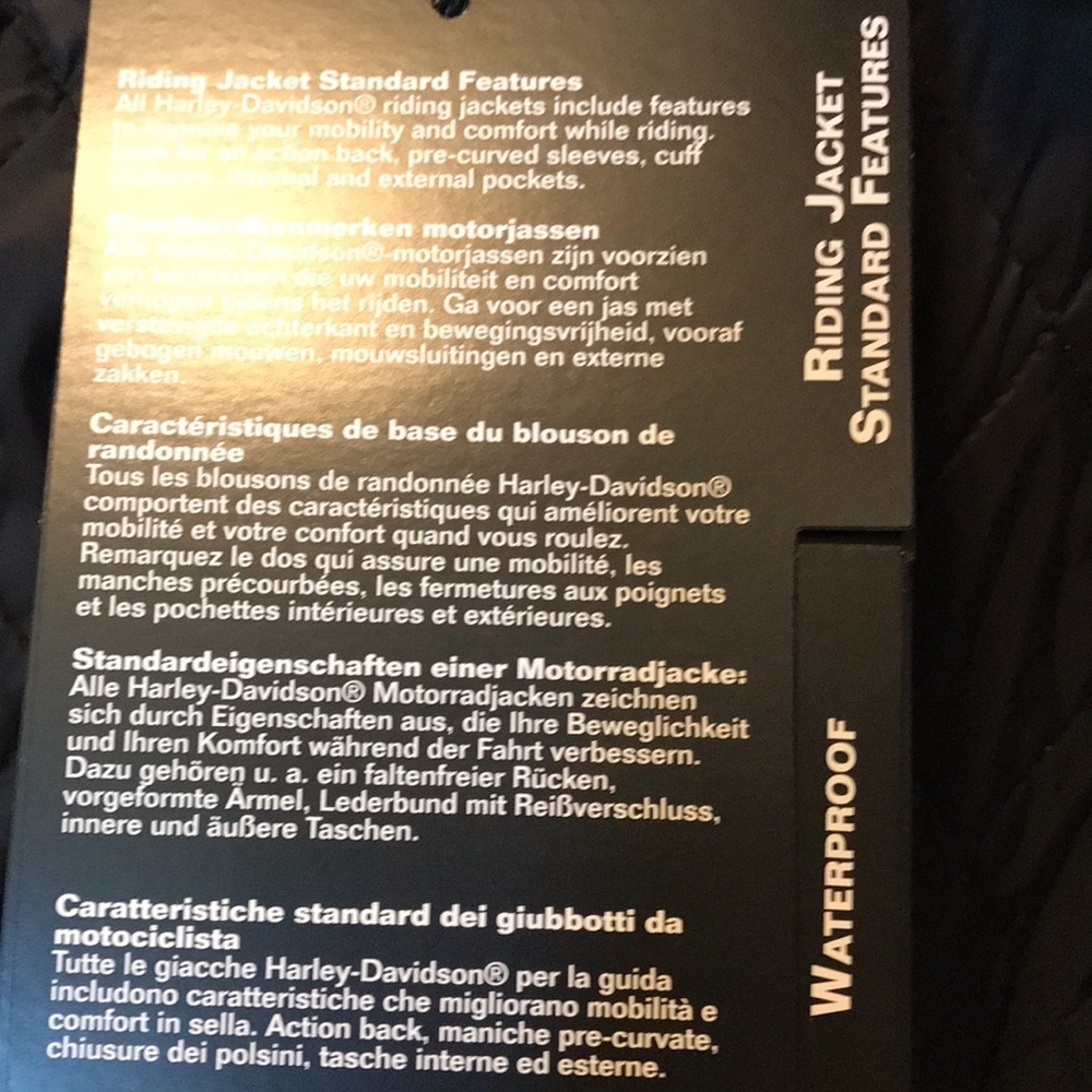 Harley Davidson Leather Riding Jacket - Picture 16 of 16